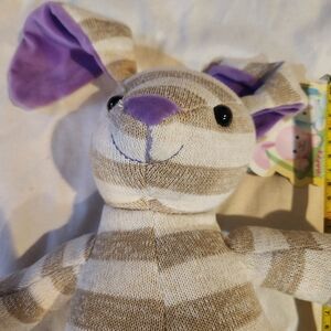 Sugar Loaf Toys Plush Bunny Stuffed Animal Purple Ears NWT